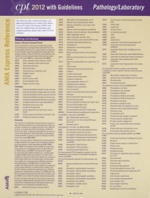 CPT 2012 Express Reference Coding Card Pathology/Laboratory - American Medical Association