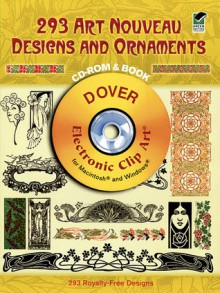 293 Art Nouveau Designs and Ornaments CD-ROM and Book - Dover Publications Inc.