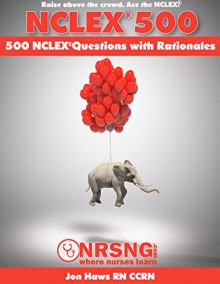 NCLEX ® 500: 500 NCLEX® Review Questions (Flash Cards, Alternate Format, Prep to ACE the NCLEX®) - Jon Haws