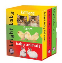 Bright Baby Slipcase (large): Kittens, Farms, Baby Animals - Roger Priddy