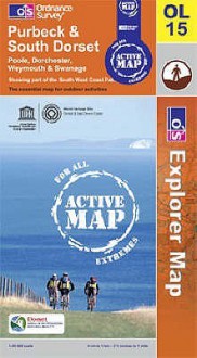 Purbeck And South Dorset (Os Explorer Map Active) - NOT A BOOK