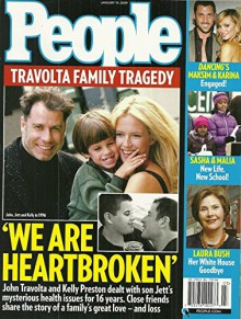 John & Jett Travolta & Kelly Preston * Laura Bush * Sasha & Malia Obama * Maksim Chmerkovsky & Karina Smirnoff (Dancing With the Stars) * Sarah & Todd Palin * January 19, 2009 People Weekly Magazine - John Huey