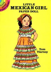 Little Mexican Girl Paper Doll - Tom Tierney