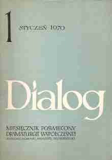 Dialog, nr 1 / styczeń 1970 - Andrzej Turczyński, Władysław Julian Jeżewski, Armand Camille Salacrou, Carlo Terron, Redakcja miesięcznika Dialog