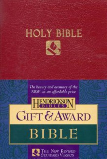 Holy Bible: New Revised Standard Version, Gift & Award, Burgundy - Anonymous