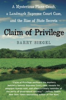 Claim of Privilege - Barry Siegel