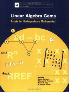 Linear Algebra Gems: Assets for Undergraduate Mathematics - David Carlson