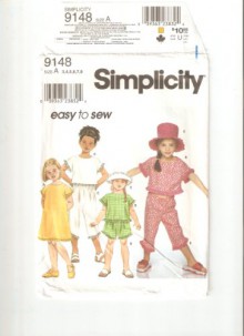 Simplicity pattern 9148 (Size A / 3,4,5,6,7,8) - Simplicity