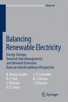 Balancing Renewable Electricity: Energy Storage, Demand Side Management, and Network Extension from an Interdisciplinary Perspective - Bert Droste-Franke, Boris Paal, Christian Rehtanz, Dirk Uwe Sauer, Jens-Peter Schneider, Miranda Schreurs, Thomas Ziesemer