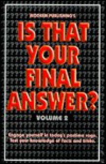 Is That Your Final Answer? Volume 2 - Modern Publishing