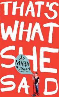 That's What She Said (Kindle Single) - Mara Altman