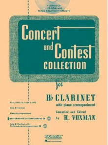 Concert and Contest Collection for Bb Clarinet - Accompaniment CD - H. Voxman