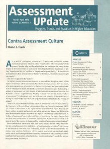 Assessment Update, Number 2, March-April 2010 - Assessment Update, Lastau (Assessment Update), Assessment Update