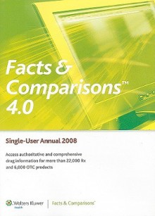 Facts & Comparisons 4.0 Annual CD-ROM 2008 - Facts & Comparisons