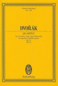 String Quartet in E-Flat Major, Op. 31, B 92: Study Score - Antonín Dvořák