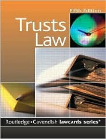 Cavendish: Trusts Lawcards 5/e (Law Cards) - Cavendish