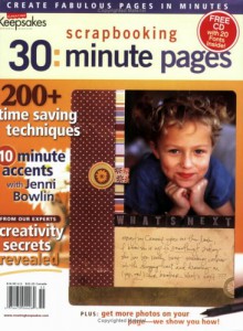 Scrapbooking 30 Minute Pages - Tracy White