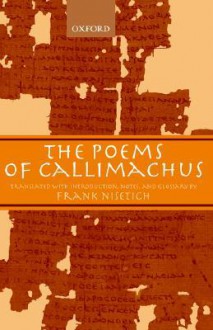 The Poems Of Callimachus - Callimachus, Frank J. Nisetich