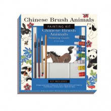 Chinese Brush Animals Painting Kit: Professional materials and step-by-step instruction for the aspiring artist - Lucy Wang