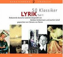 50 Klassiker Lyrik, Teil 1. 3 CD s: Bedeutende deutsche Gedichte - Barbara Sichtermann