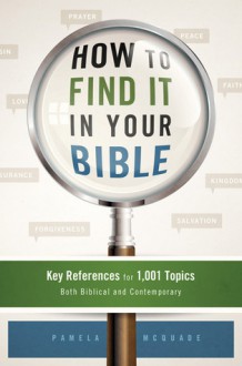 How to Find It in Your Bible: Key References for 1,001 Topics Both Biblical and Contemporary - Pamela L. McQuade