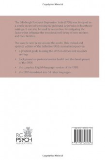 Perinatal Mental Health: The Edinburgh Postnatal Depression Scale (EPDS) Manual (2nd edn) - John Cox, Jeni Holden, Carol Henshaw