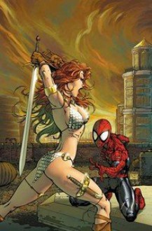 Spider-Man & Red Sonja #2 (Dynamite - Marvel Comics) - Michael Avon Oeming, Mel Rubi, Michael Turner [cover]