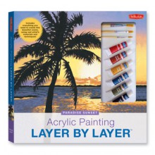 Acrylic Painting Layer by Layer: Paradise Sunset Kit - Amy Runyen, Amy Runyen-rohlander