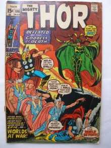 THOR #186 (DEFEATED by the GODDESS of DEATH, VOL. 1) - STAN LEE, JOHN BUSCEMA