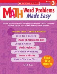 Math Word Problems Made Easy: Grade 3 - Bob Krech