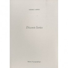 Discrete Series - George Oppen