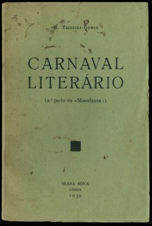 Carnaval Literário (2ª parte de "Miscelânia") - Manuel Teixeira-Gomes