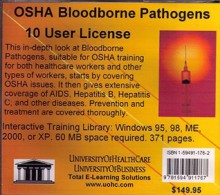 OSHA Bloodborne Pathogens, 10 Users - Daniel Farb