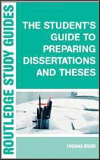 The Students Guide to Preparing Dissertations and Theses 2nd Ed - Brian Allison