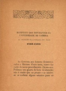 Manifesto dos Estudantes da Universidade de Coimbra á opinião illustrada do paiz - Antero de Quental