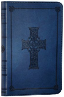 ESV Compact Bible, TruTone, Royal Blue, Celtic Cross Design, Red Letter Text - Crossway Bibles