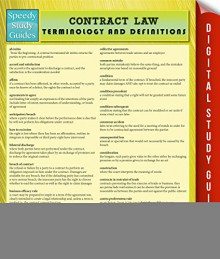 Contract Law Terminology and Definitions (Speedy Study Guide) - Speedy Publishing