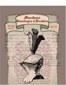 Miscellanea Genealogica et Heraldica - Unknown Author