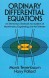 Ordinary Differential Equations - Morris Tenenbaum, Harry Pollard