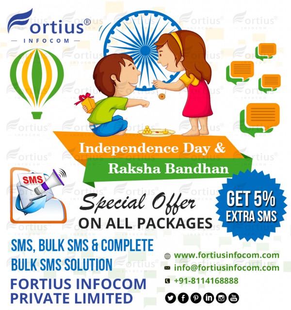  Independence Day &amp; Raksha Bandhan Special from Fortius Infocom