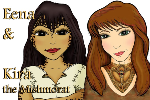 Eena and Kira the Mishmorat from the Harrowbethian Saga