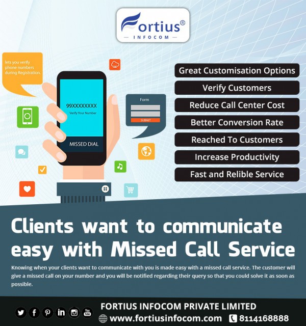 Easily Communicate With Clients Through Missed Call Service