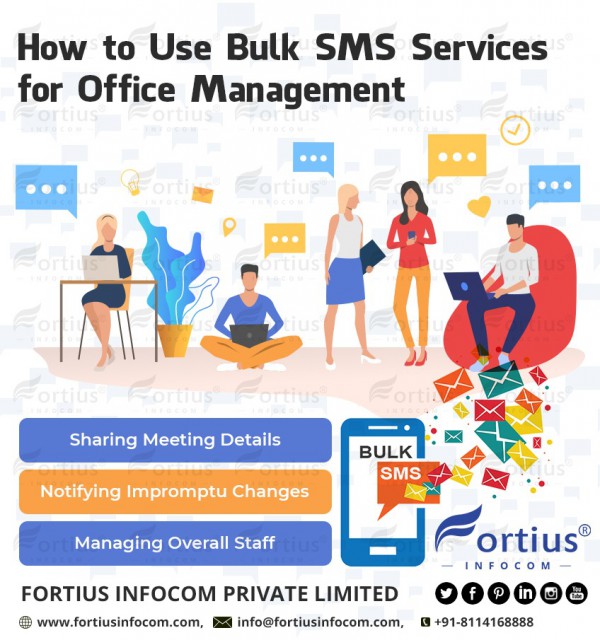 How to Use Bulk SMS Services for Office Management 