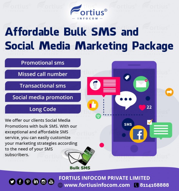 Affordable Bulk SMS &amp; Social Media Marketing Package