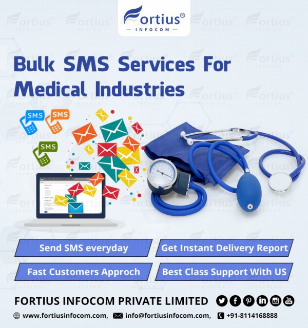 Use of Bulk SMS for Medical Sector with Fortius Infocom