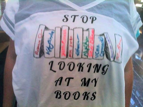 Stop Looking at My Books!