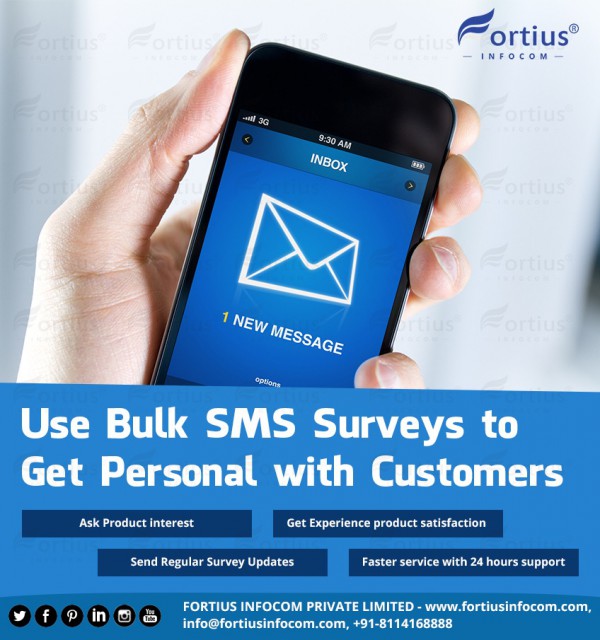 Use Bulk SMS Surveys to Get Personal With Customer