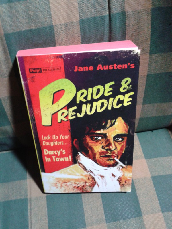 my copy of the pulped up Pride and Prejudice