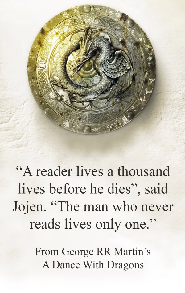 A reader lives a thousand lives quote