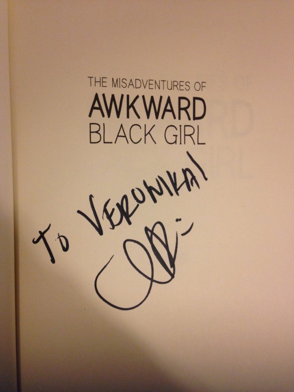 And she signed my book!